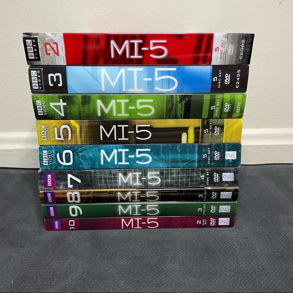 MI-5 DVD Volume 2 3 4 5 6 7 8 9 10 BBC Video LOT With Slip Covers